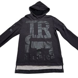 True Religion Spell Out Logo Hoodie Pullover Sz S